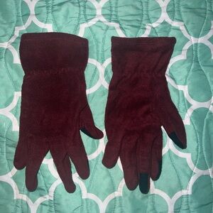 Burgundy Gloves